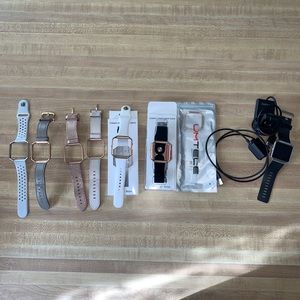Fitbit Blaze with accessories